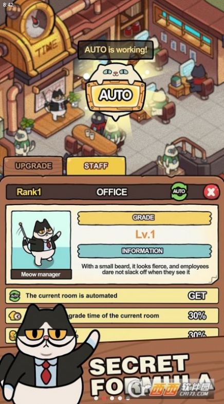 Juego de Cafetería Mi caca de gato perfecta