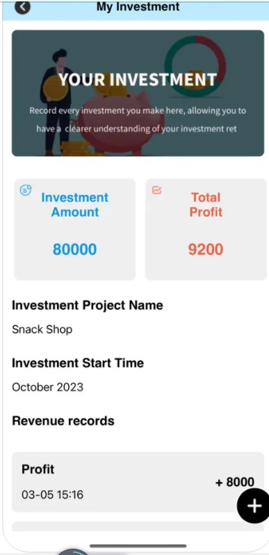 WhiteXM-Investment app