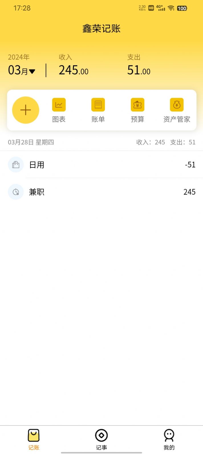 鑫荣记账app