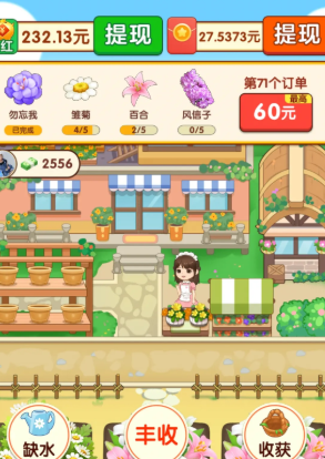 Open a flower shop game