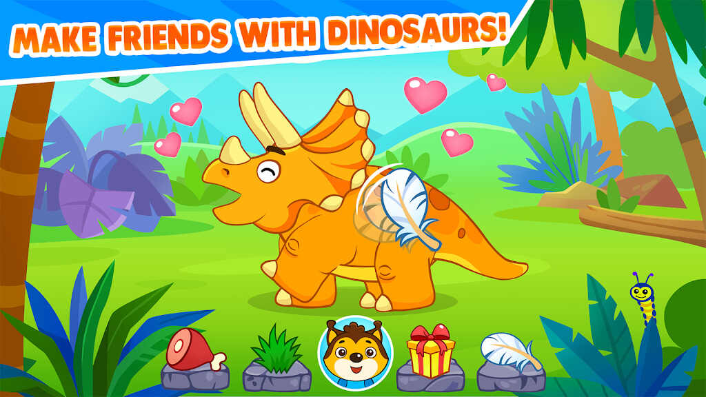 Juego de rompecabezas con imágenes de dinosaurios