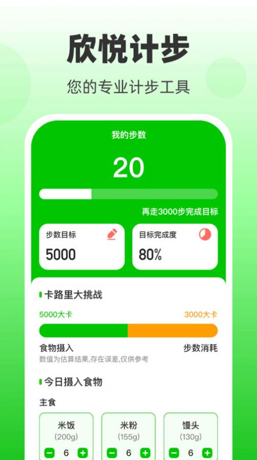 Xinyue pedometer app