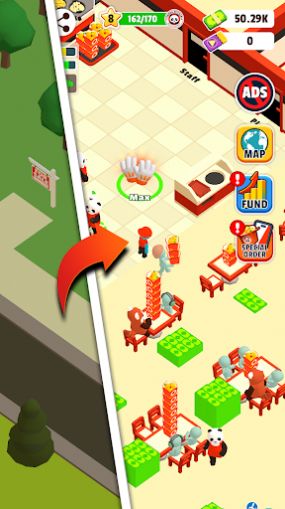 Jogo Panda Kitchen Idle Tycoon