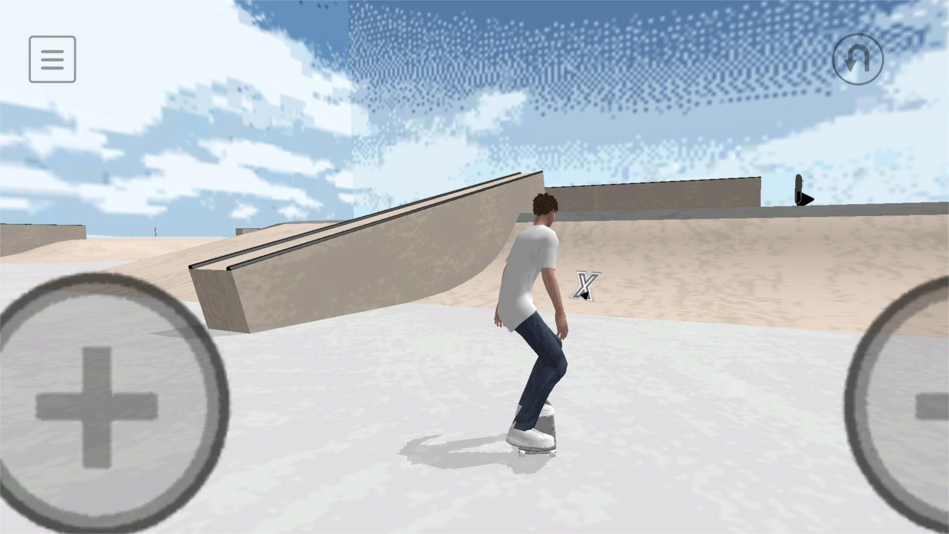 Jeu de défi extrême de skateboard