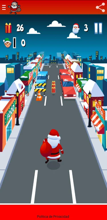 Santa City Run Game