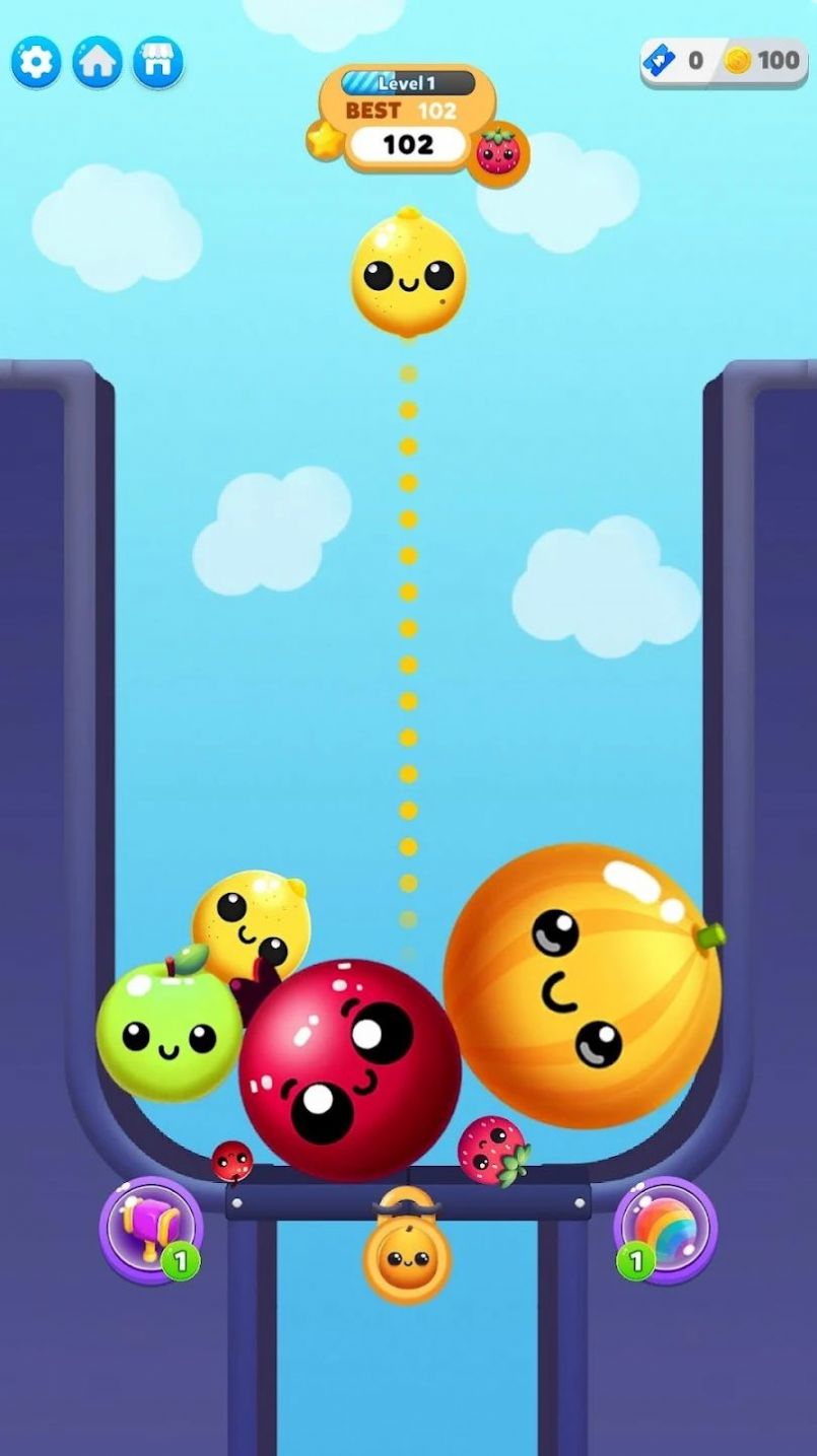 Juicy fruit merge game