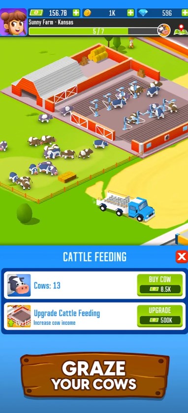 Milk Farm Tycoon Game