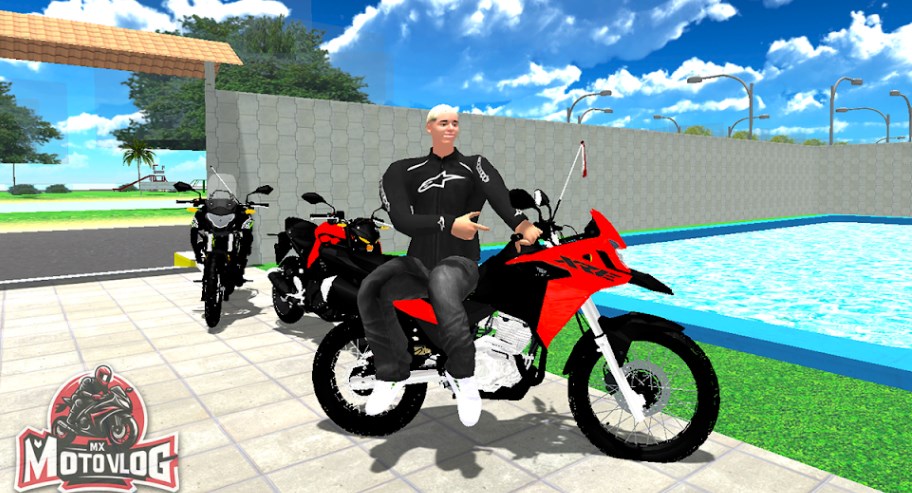 Professional Motorcycle Brazilian Stunt Race Game