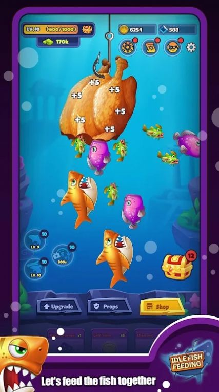 Leisurely fish farming game