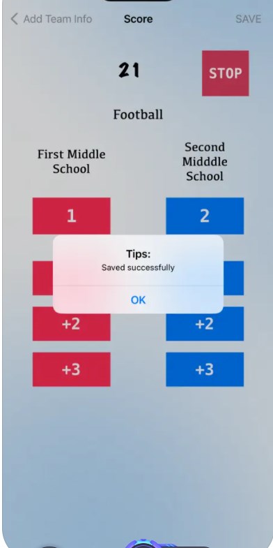 SportScoreReading アプリ