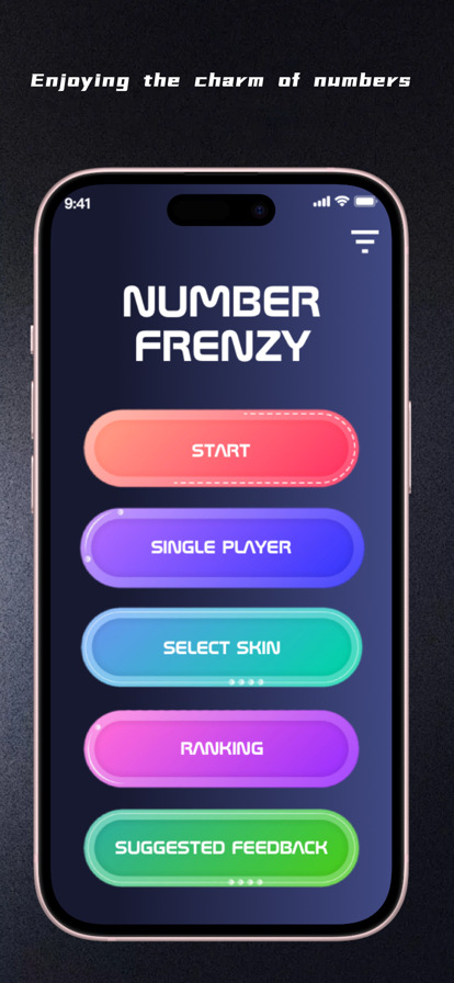 Приложение NumberFrenzy