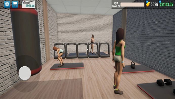 Gym Simulator 3D เวอร์ชั่นมือถือ