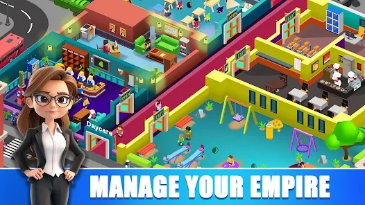 Idle Daycare Tycoon Game