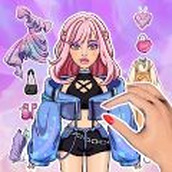 Fashion Paper Doll Dress Up Game