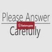 Please Answer Carefully by litrouke游戏