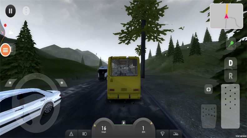 Bus driving simulator game