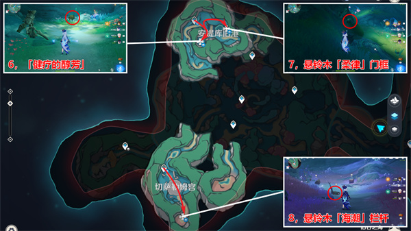 Complete list of locations of treasure chests in Genshin Impact: The Old Sea