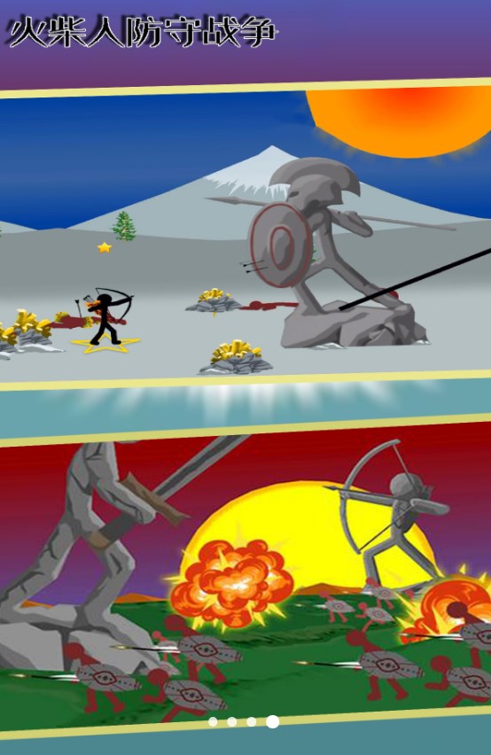 Stickman Defense War-Spiel