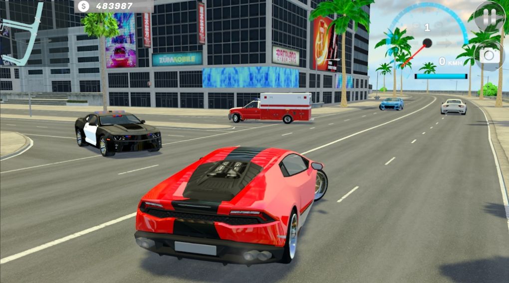 XCAR Driving City Blocks Mobile Version