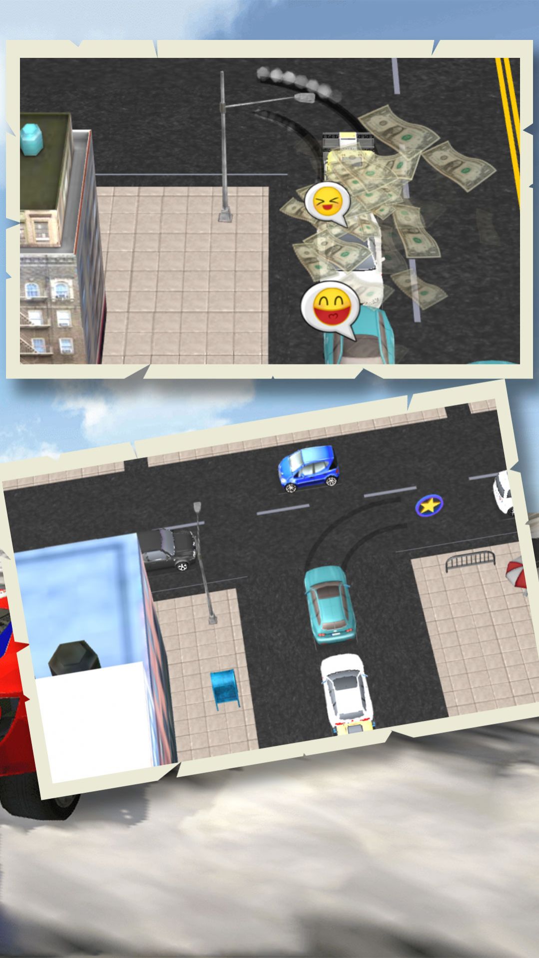 Control city vehicle commuting game