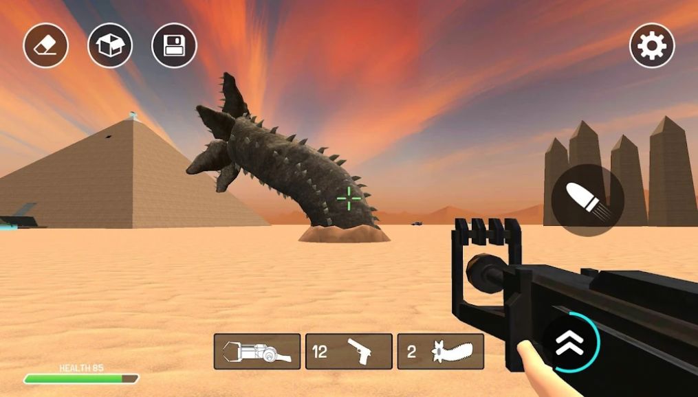 Desert dune robot built-in menu version