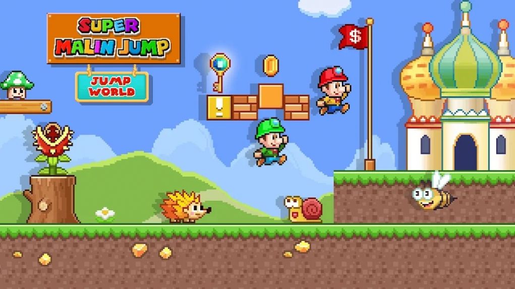 Super Marlin Jump Run Game