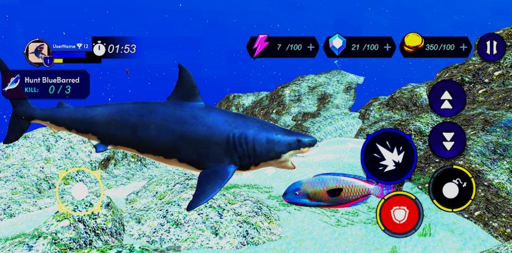 Shark Hunter Simulator Game