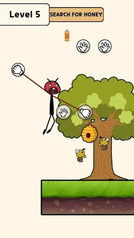 لعبة مغامرة Stickman ذات الذراع الطويلة