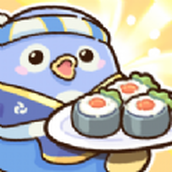 Little Penguin's Sushi Stall Game