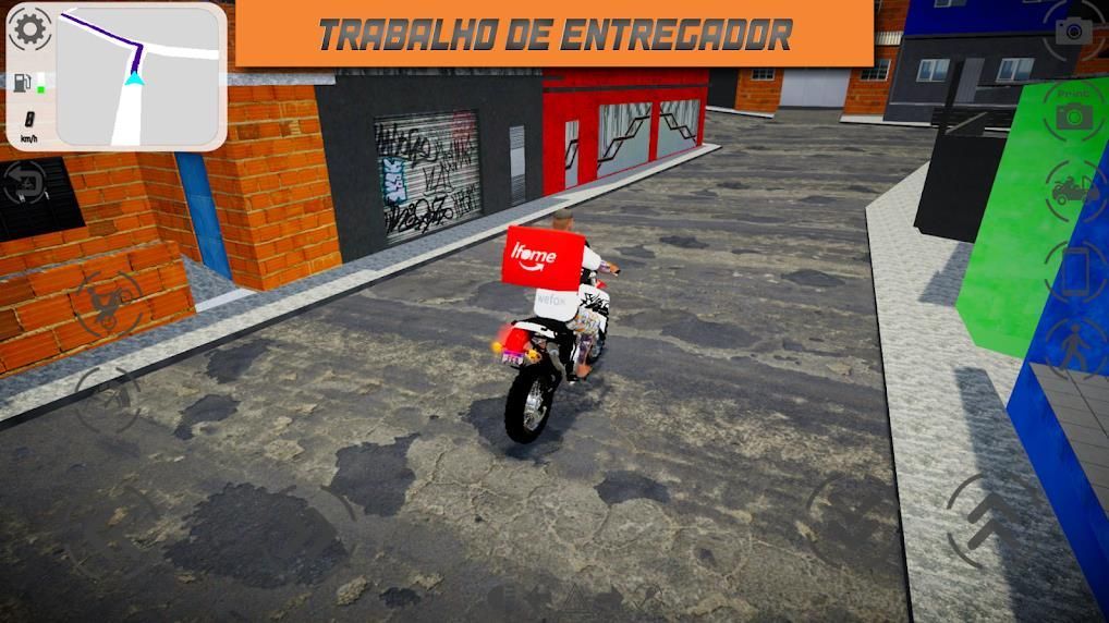 Brazilian gray motorcycle installation