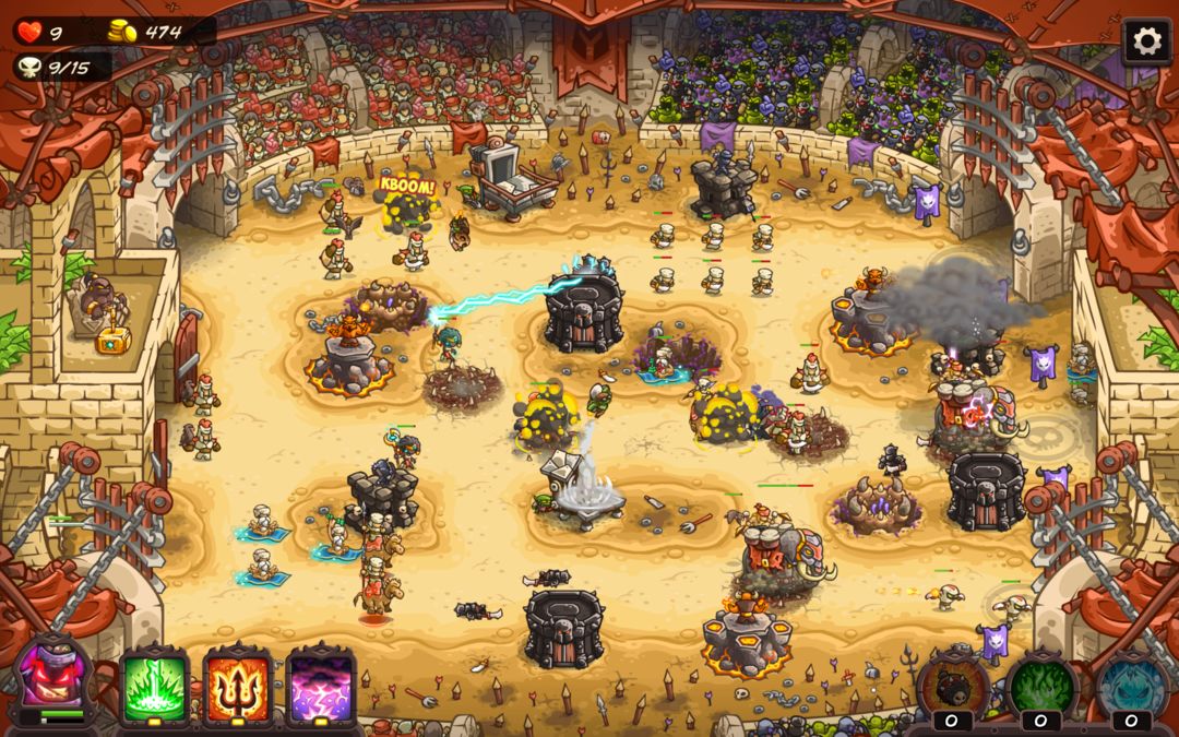 The new DLC of "Kingdom Rush 4" (iOS) is launched today. Lord Veznan attacks "the las