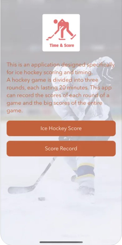 IceHockeyTimingScoring app