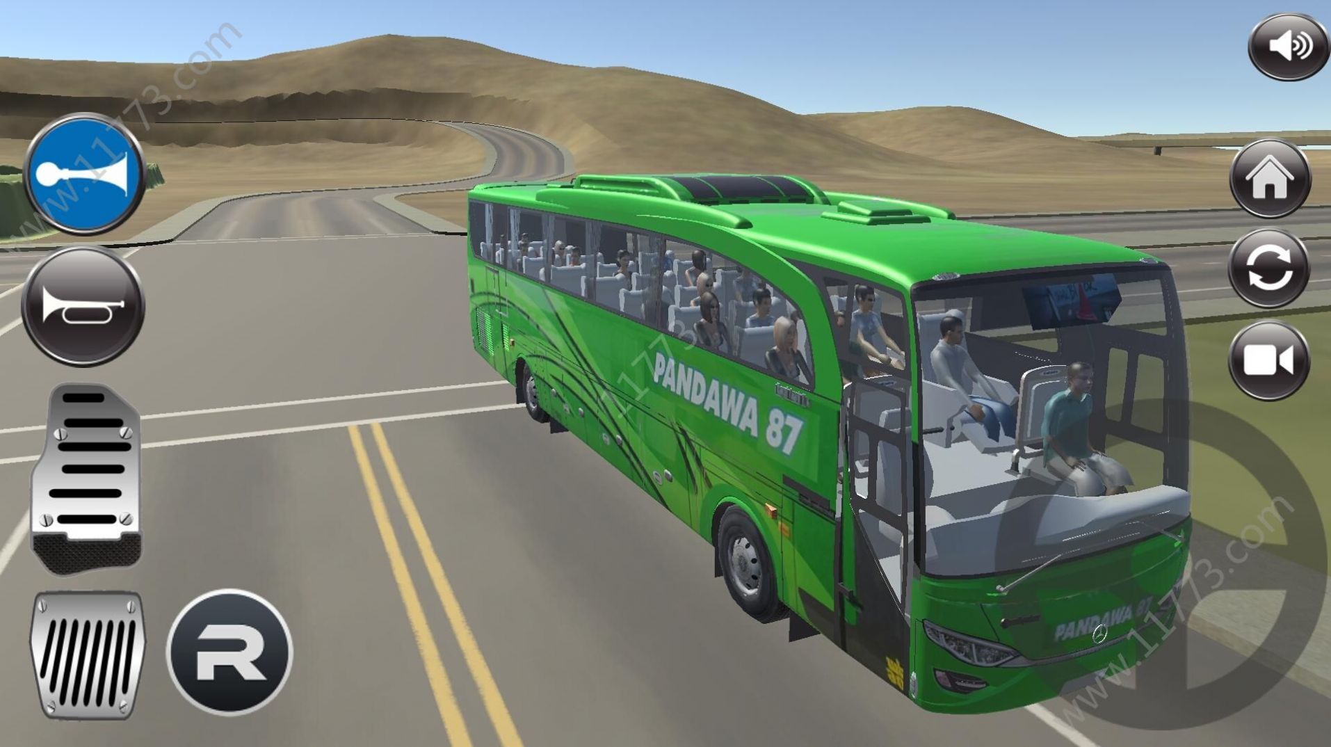 Mobile Version des LDBs-Bussimulators