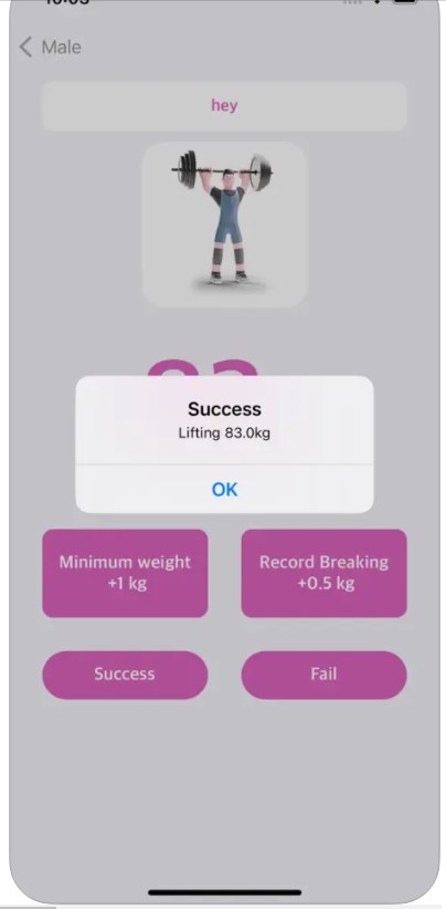 WeightliftingScoreRecord app