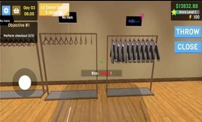 Clothing Store Simulation Game