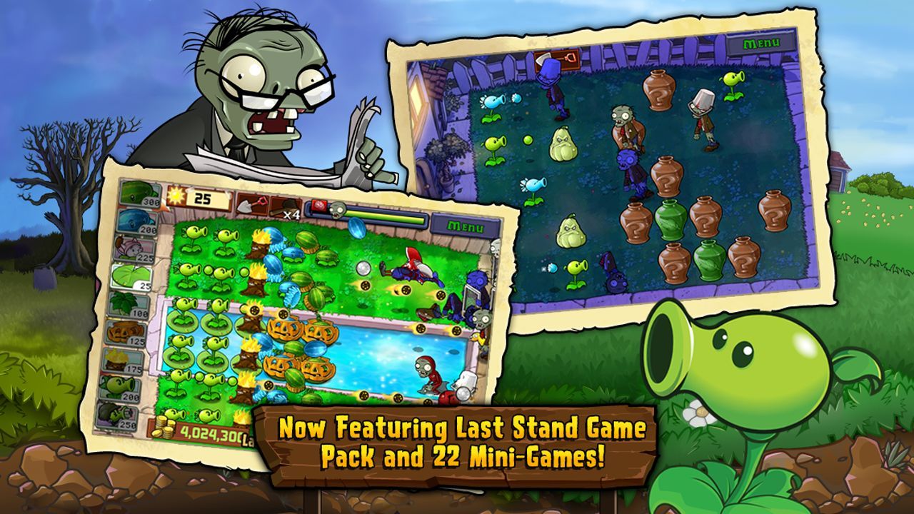 Plantas vs.Zombies Rotten Corpse versión móvil