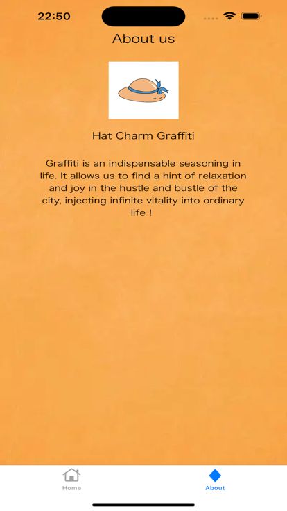 Hat Charm Graffiti app