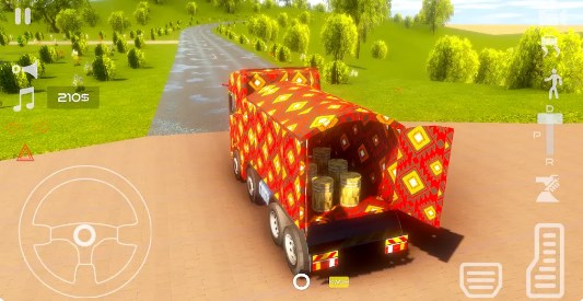 Jeu de simulation de camionnage africain