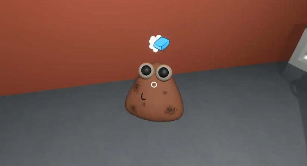 Mi mascota Pou da miedo