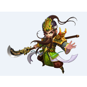 Comparison of the skills of Guan Yu and Lu Bu in All People Conquering the World