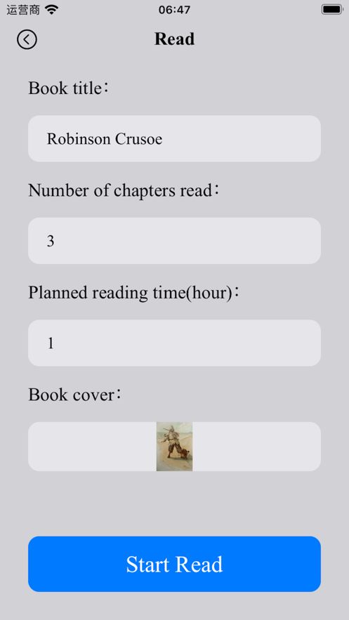 Convenient reading app