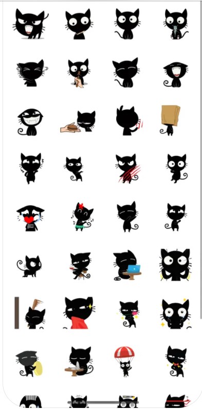 Noir Cat Moods app