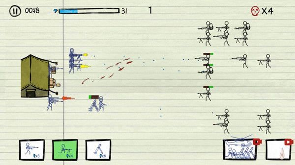 Stickman simulation showdown game