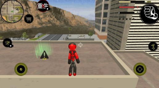 Stickman Hero Open City Game