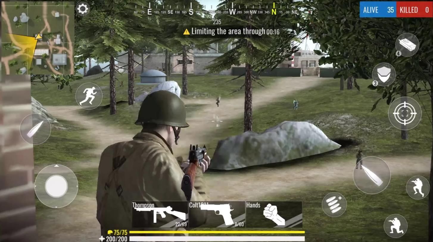 Mobile Version von Battle Royale aus dem Zweiten Weltkrieg