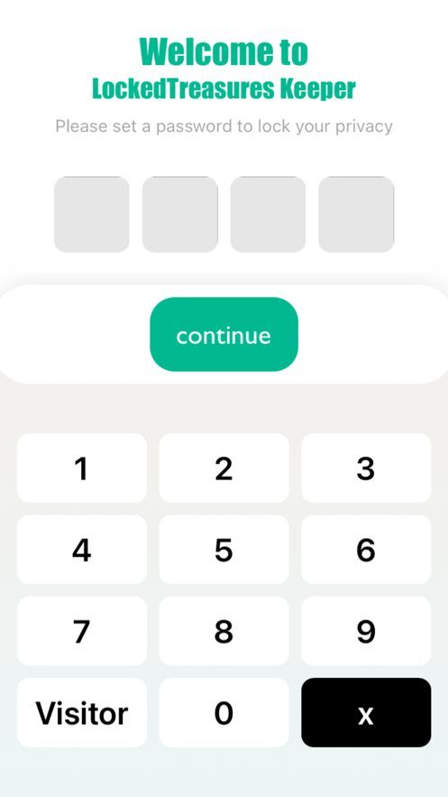 LockedTreasures Keeper app