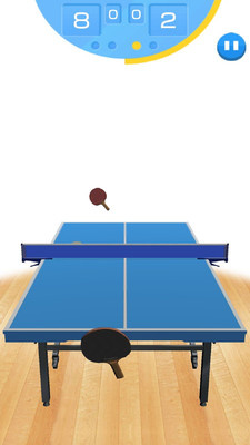 Simulated table tennis free