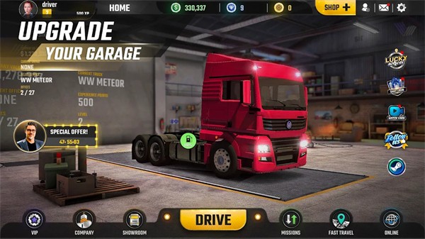 لعبة Truck Simulator World عملات غير محدودة