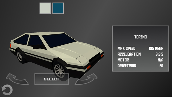 Initial drift mobile version