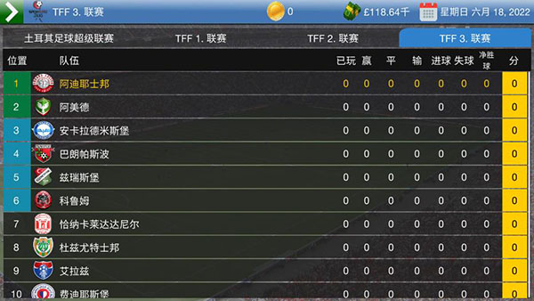 Football Tycoon Mobile Version